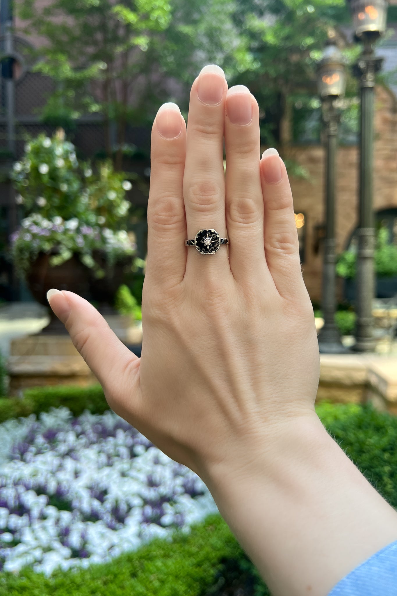 celestial inspired ring vintage