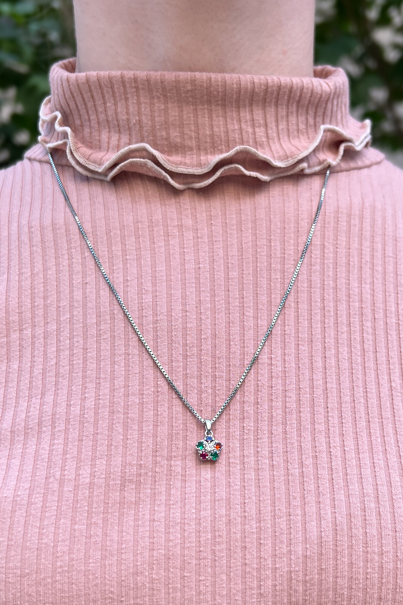 Regard Bloom Necklace - Silver