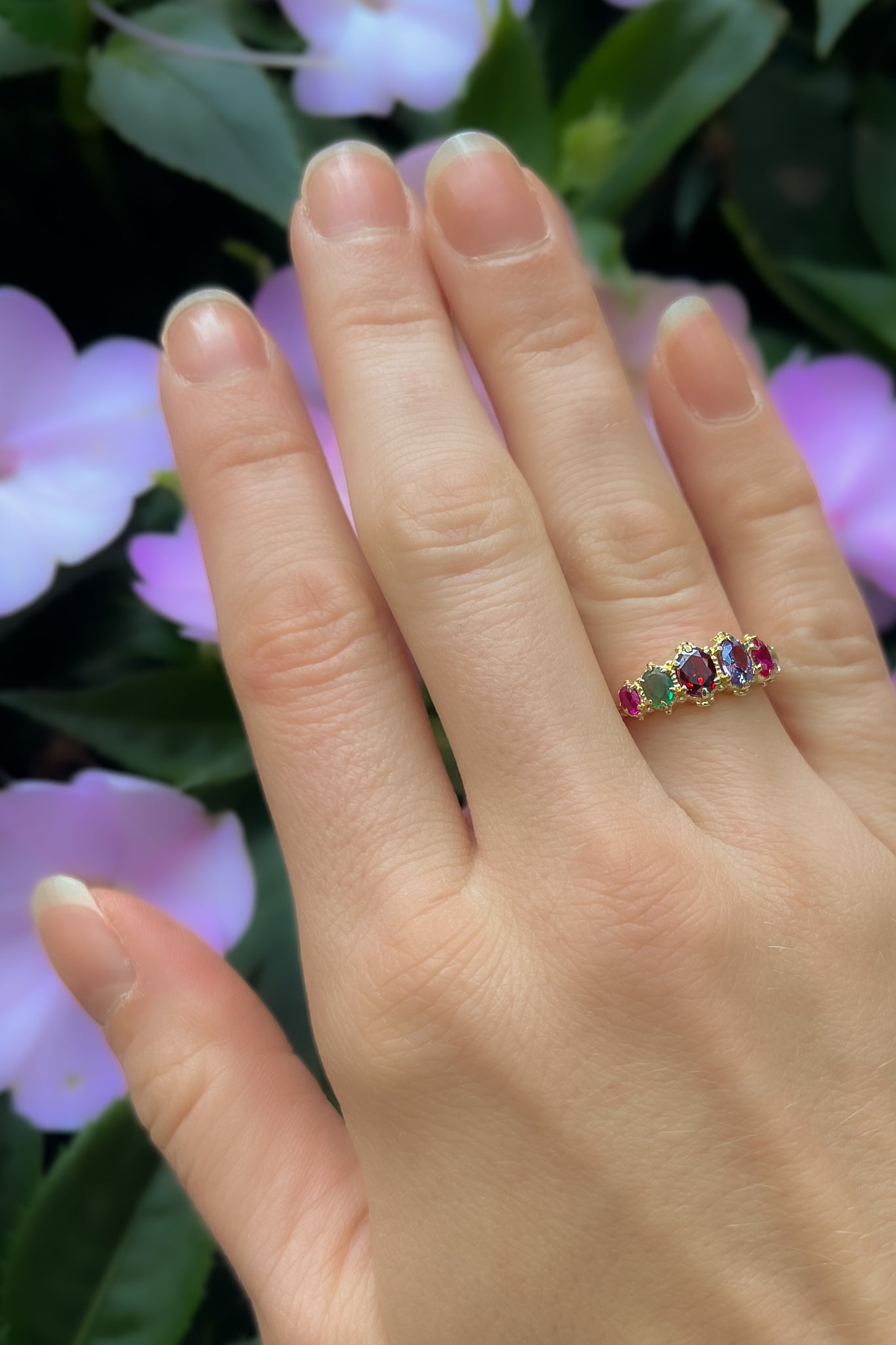 Crowned Jewel Ring - Gold