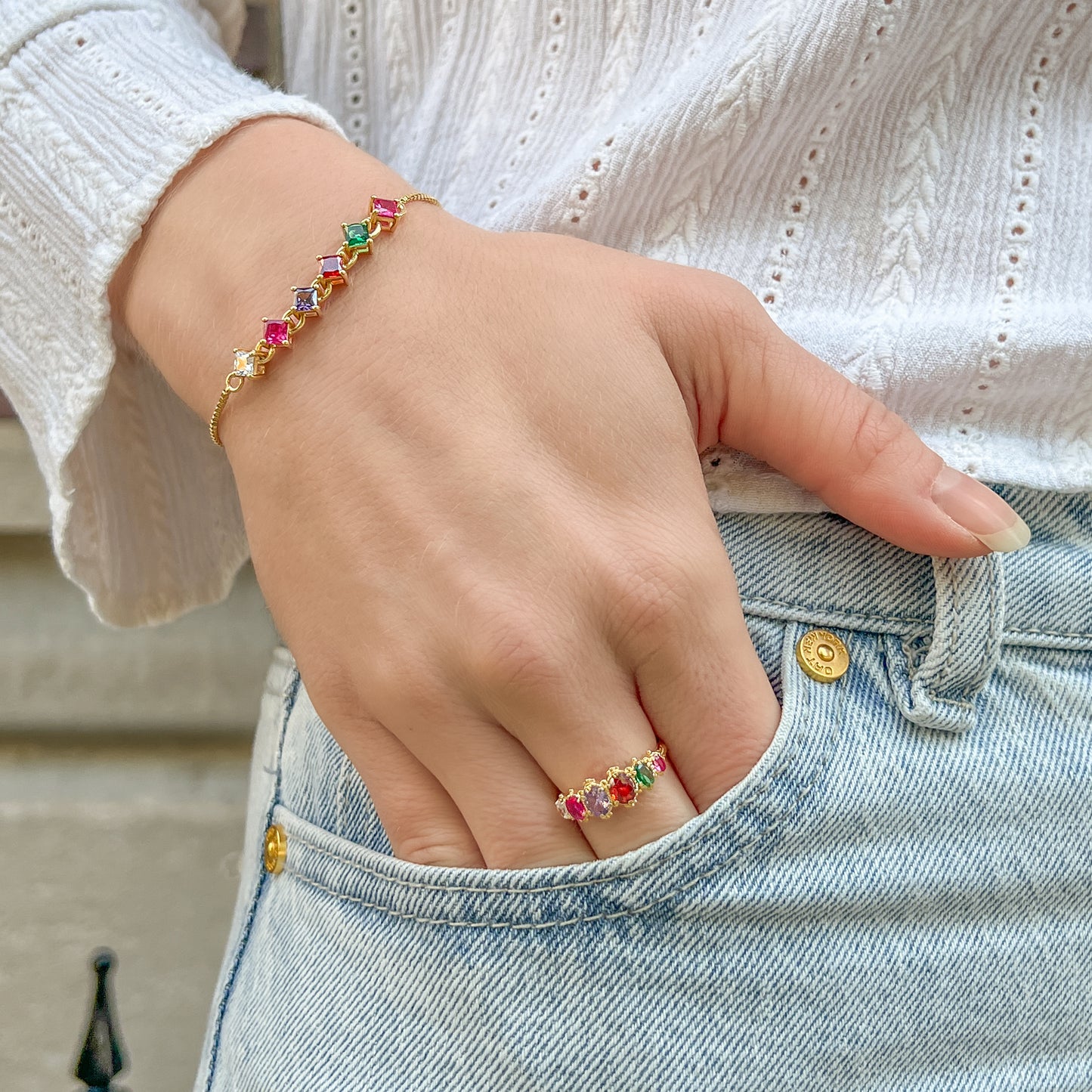 The Crowned Jewel Ring - Gold