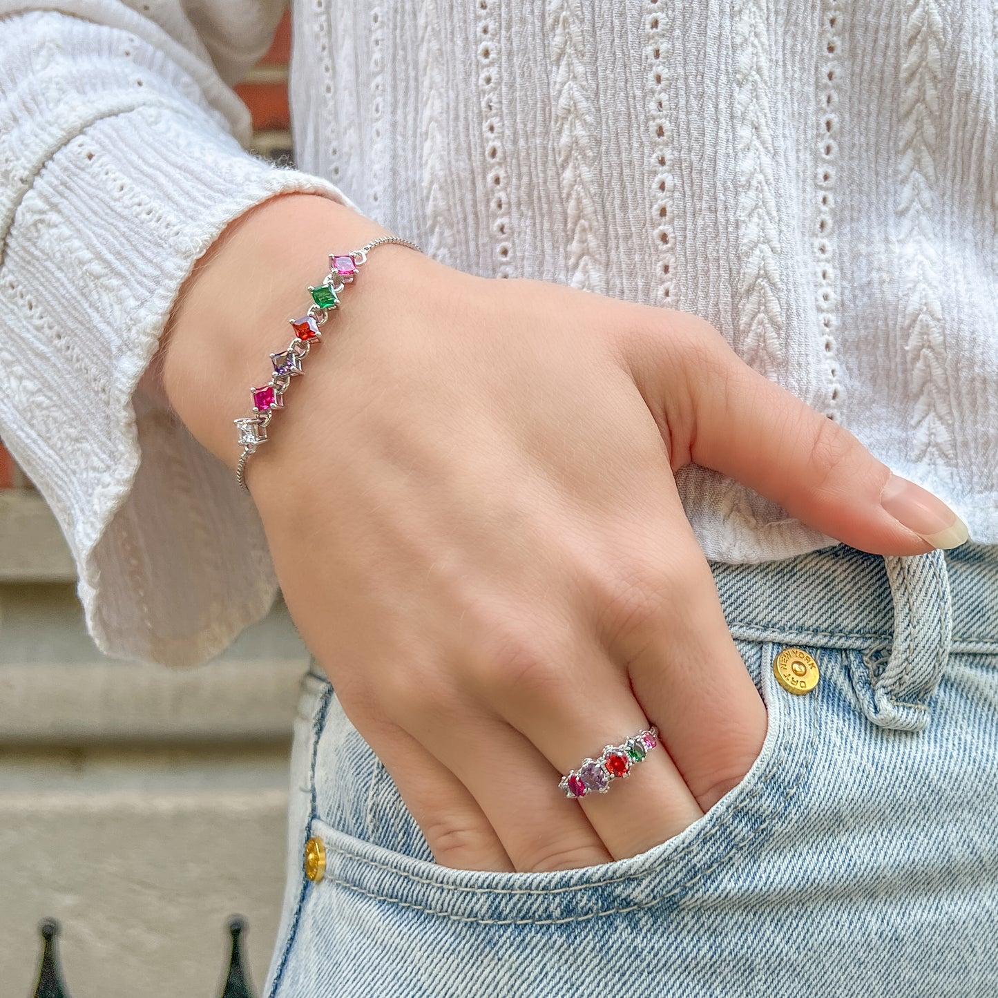 The Crowned Jewel Ring - Silver