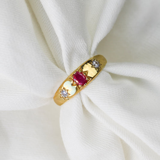 Rose from Roma Ring - Gold