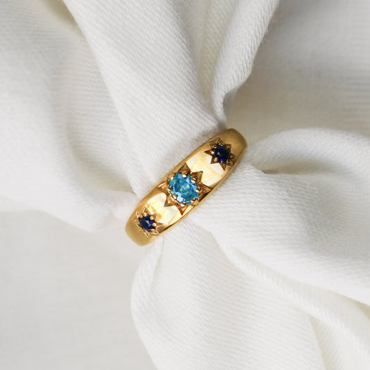 Letters from Roma Ring - Gold