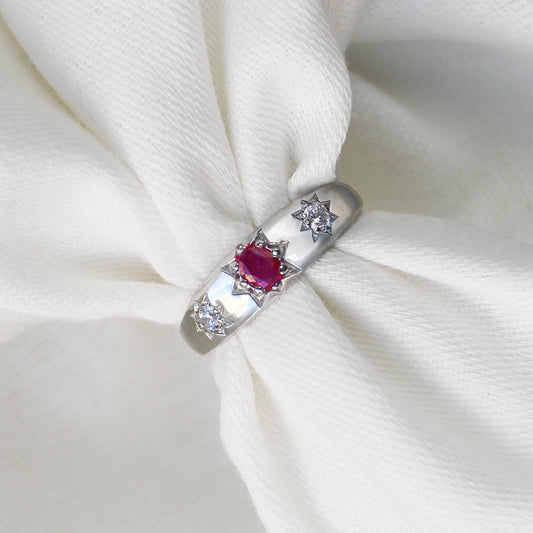 Rose from Roma Ring - Silver