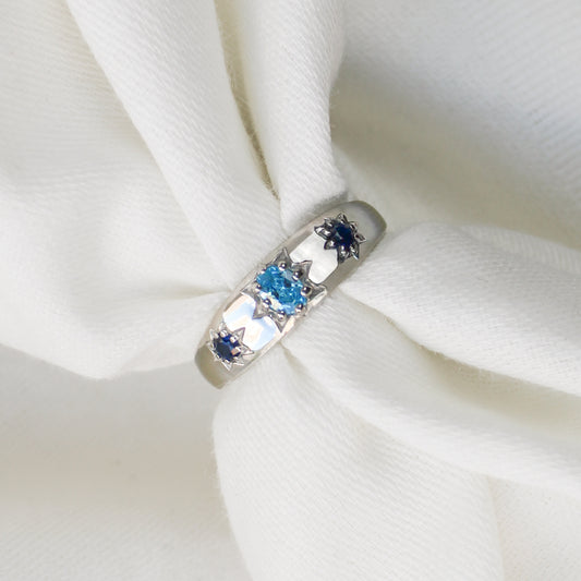 Letters from Roma Ring - Silver