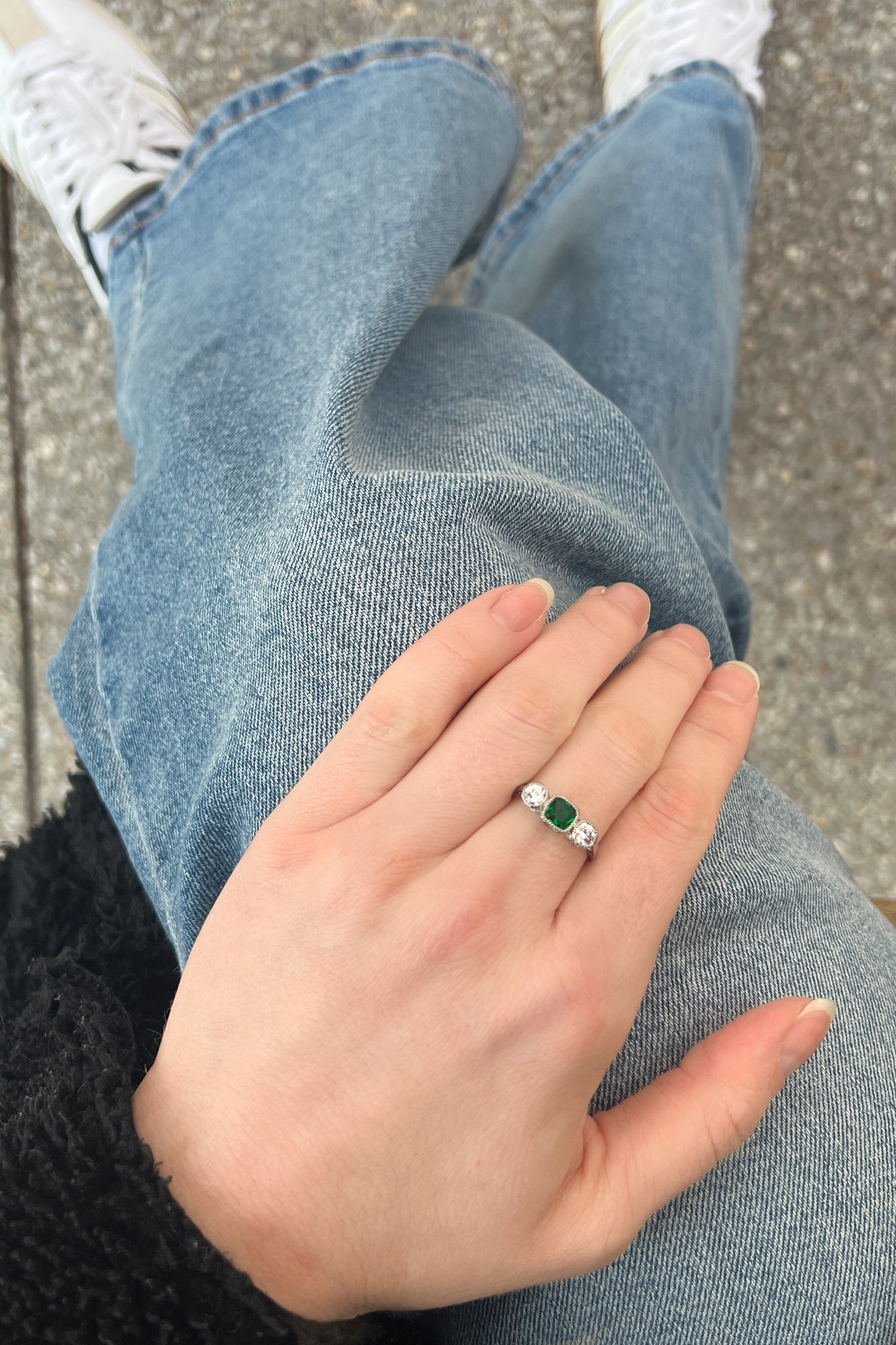 Edwardian Vintage Ring Silver