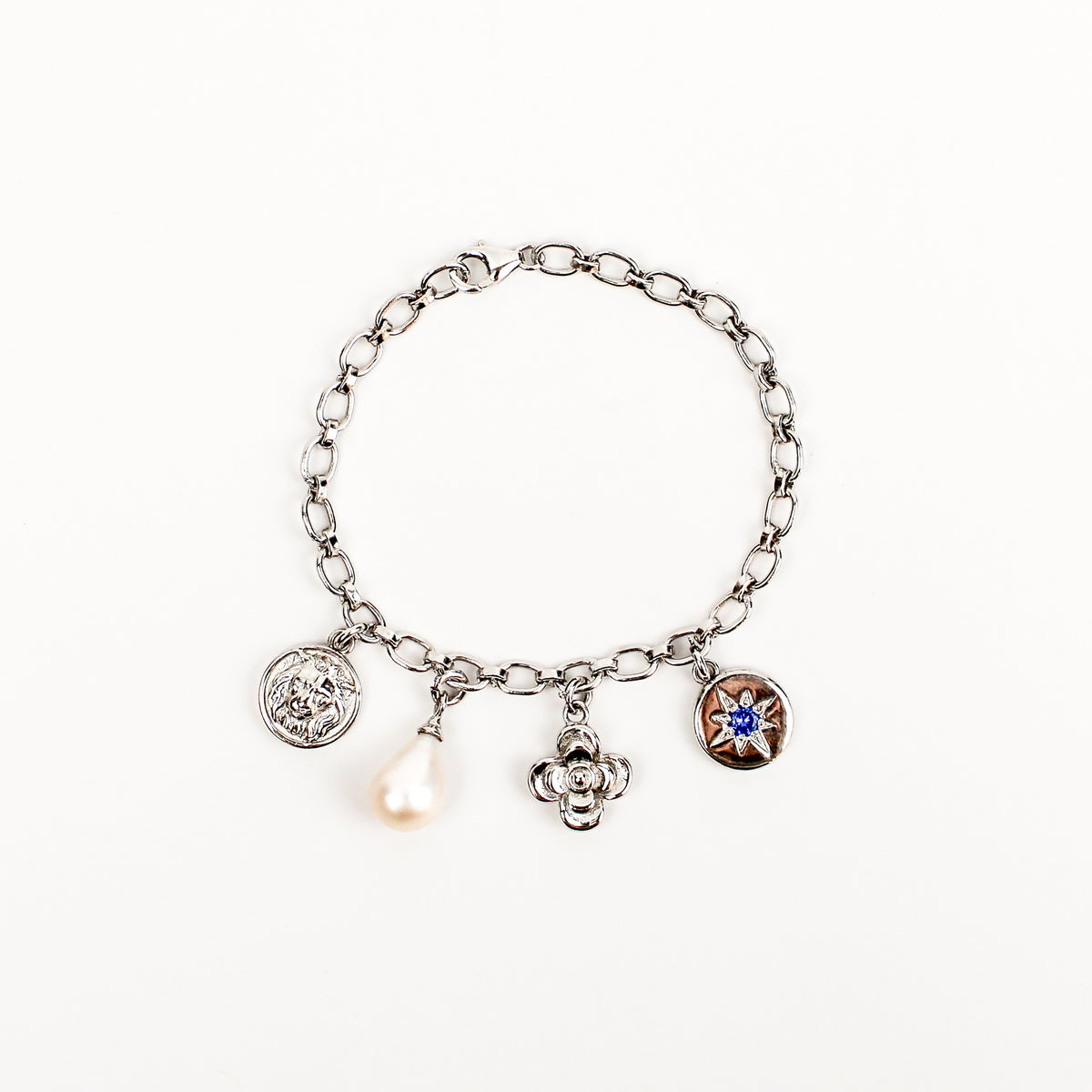 Archivist Charm Bracelet - silver