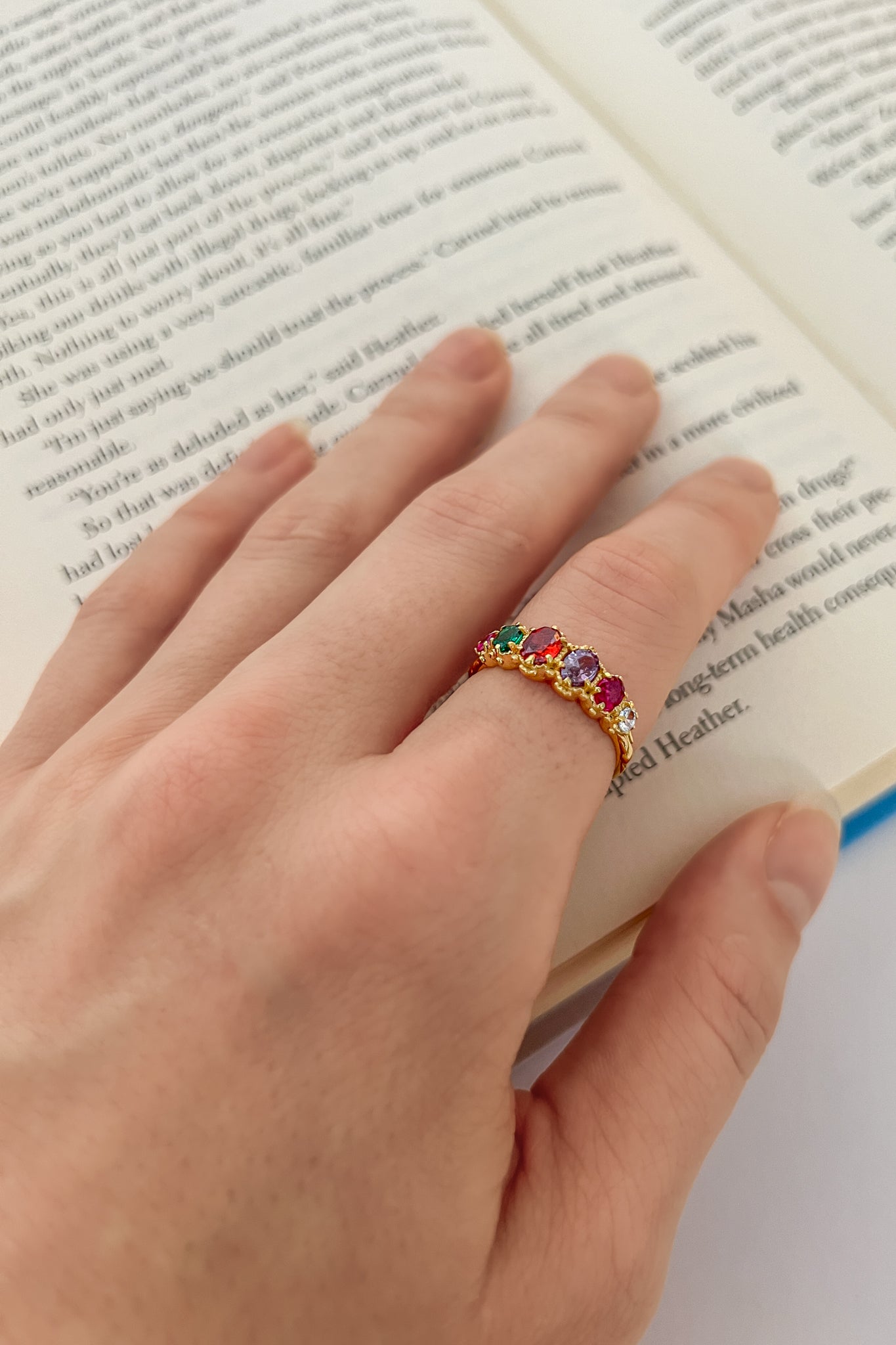 Crowned Jewel Ring - Gold
