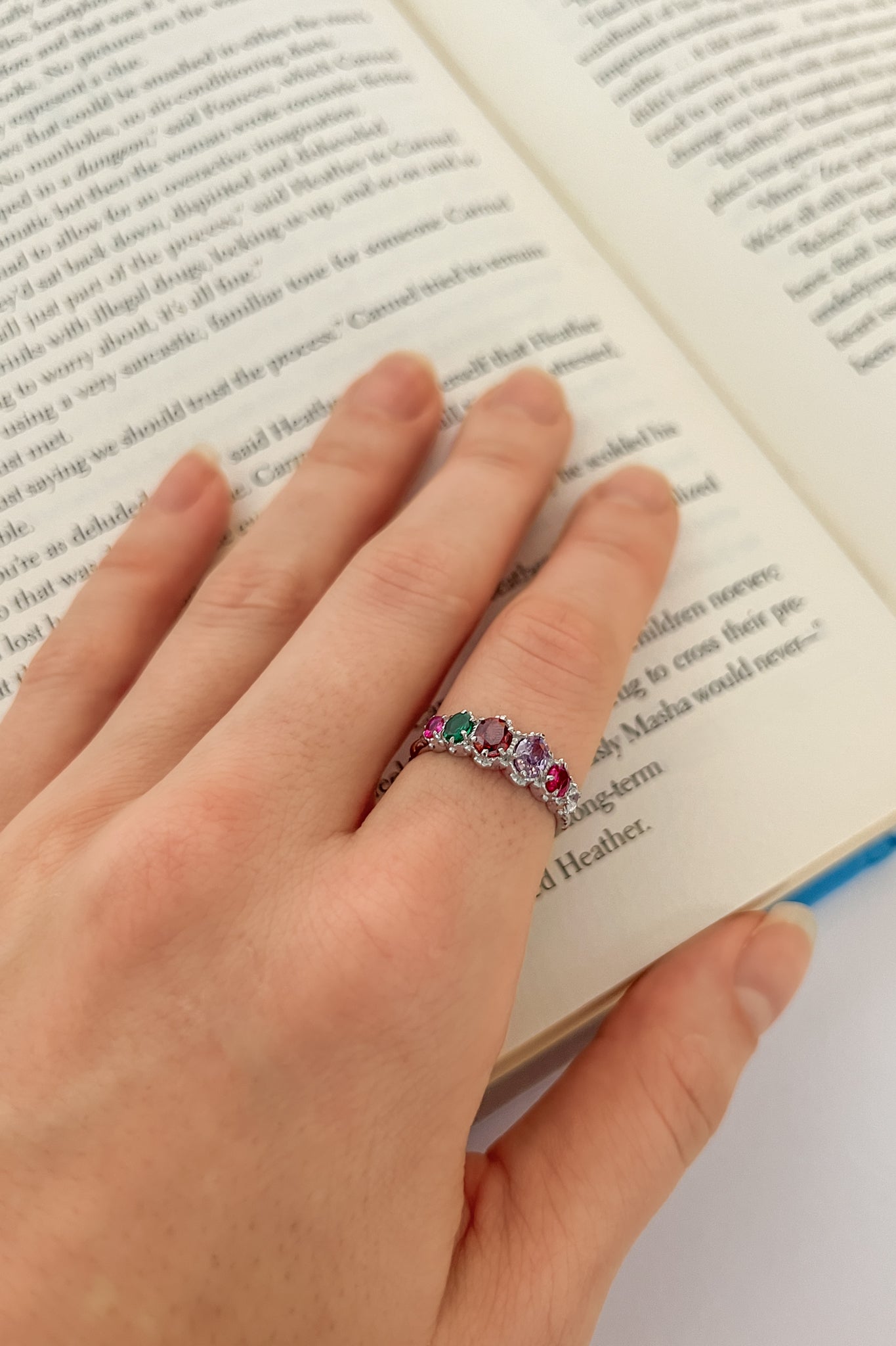 Crowned Jewel Ring - Silver