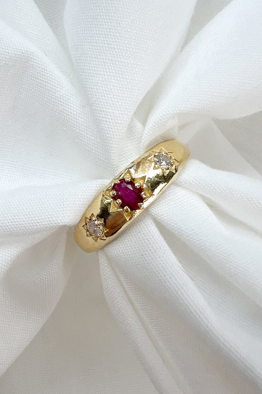 Rose from Roma Ring - Gold