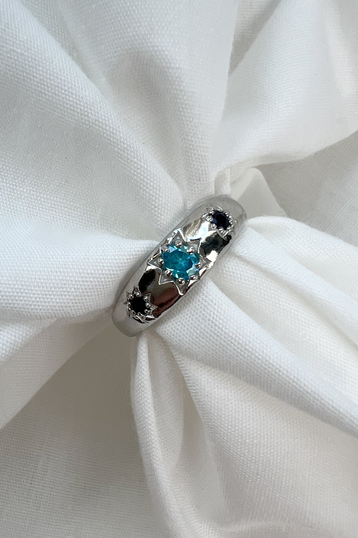 Letters from Roma Ring - Silver