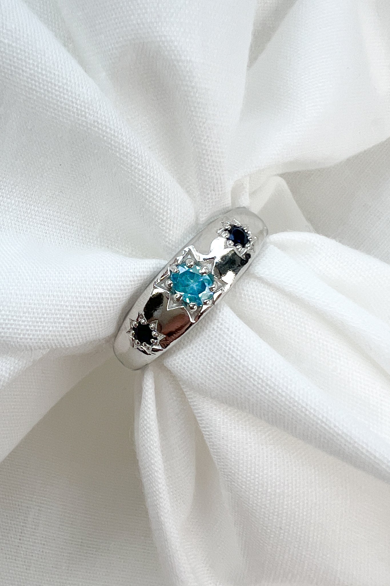 Letters from Roma Ring - Silver