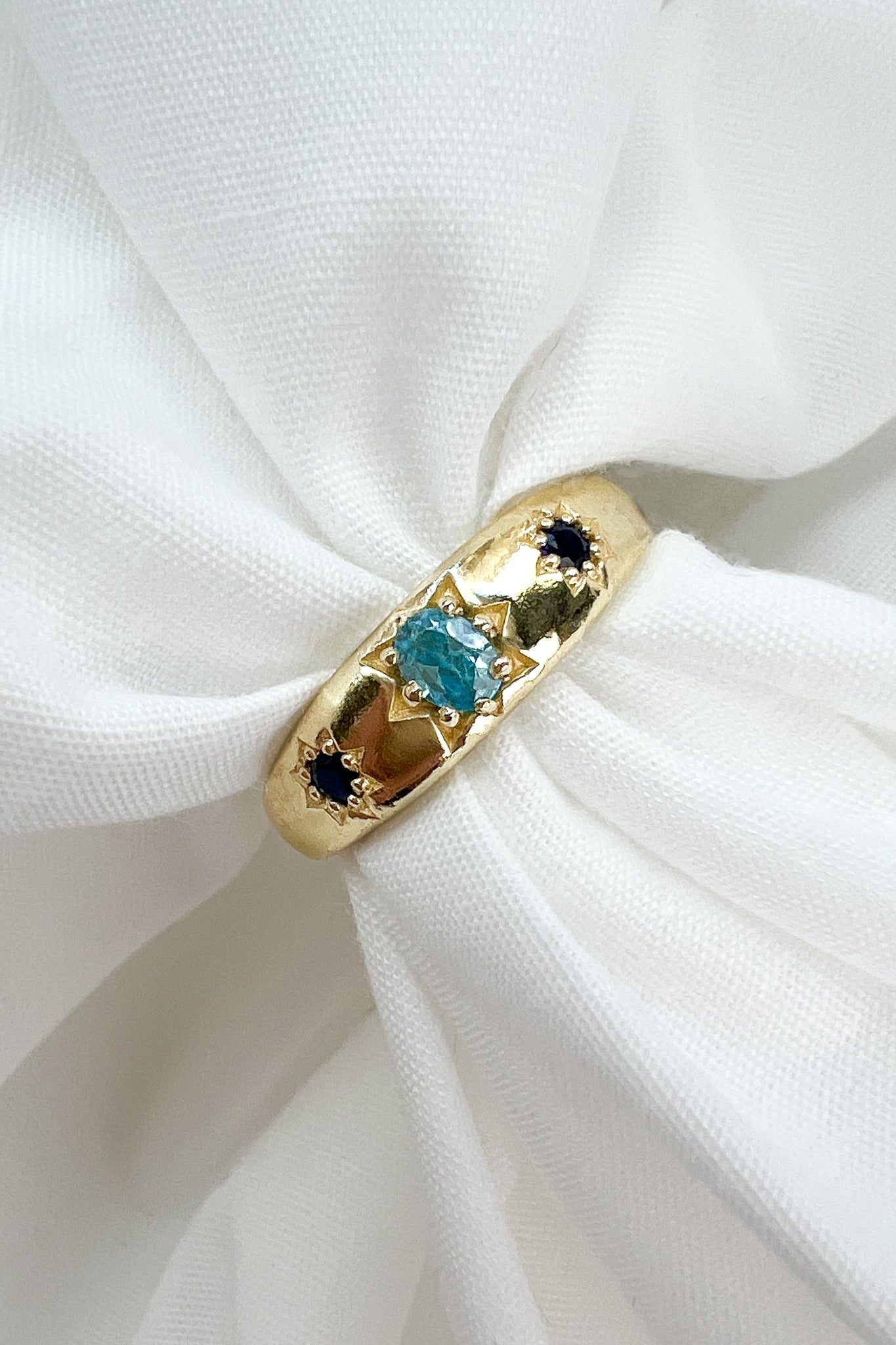 Letters from Roma Ring - Gold