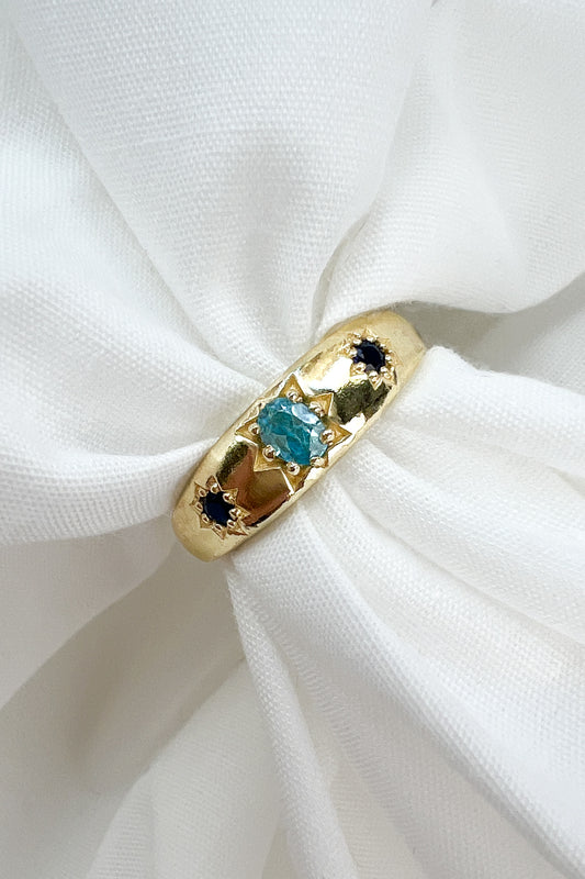 Letters from Roma Ring - Gold