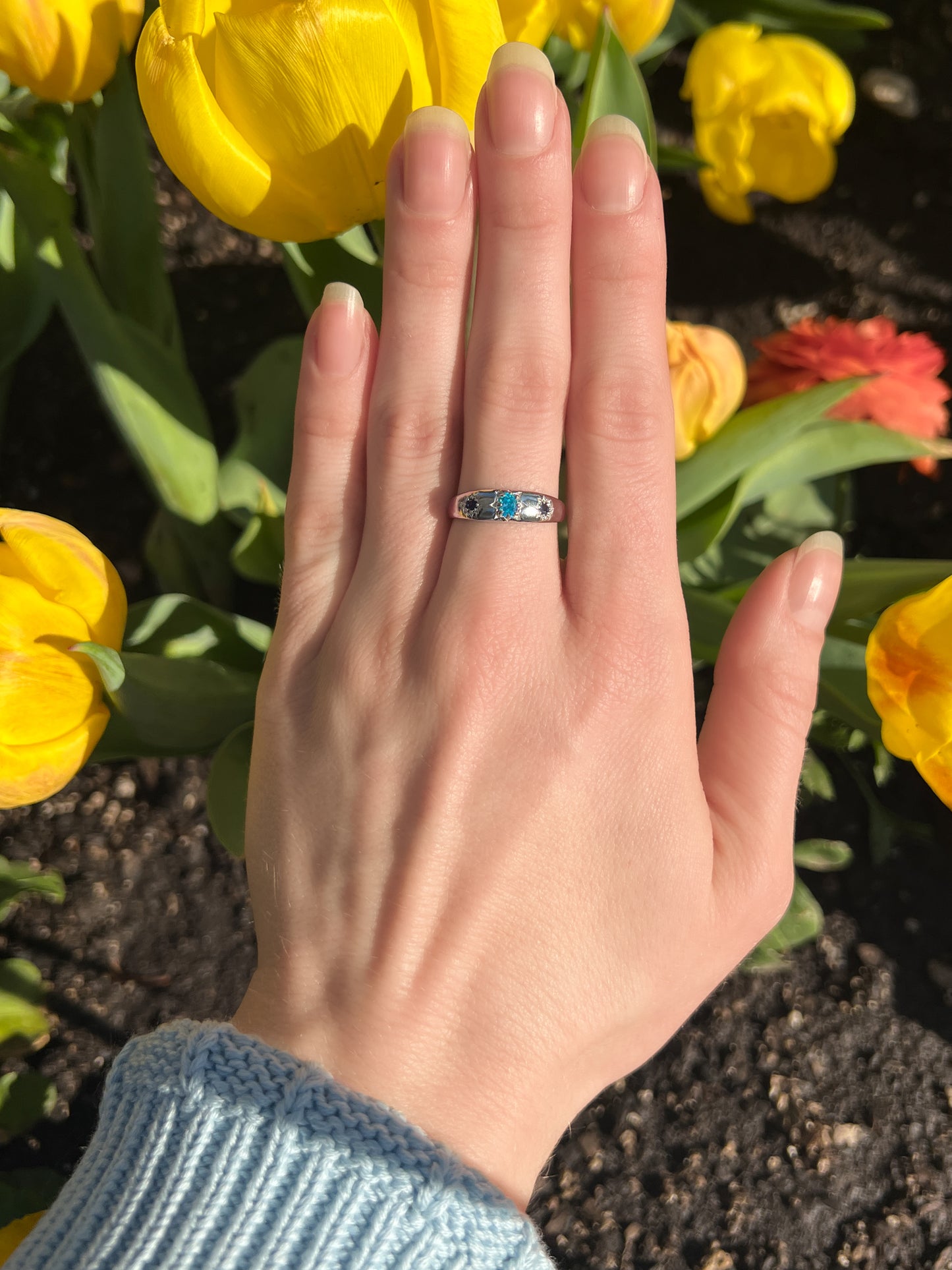 Letters from Roma Ring - Silver