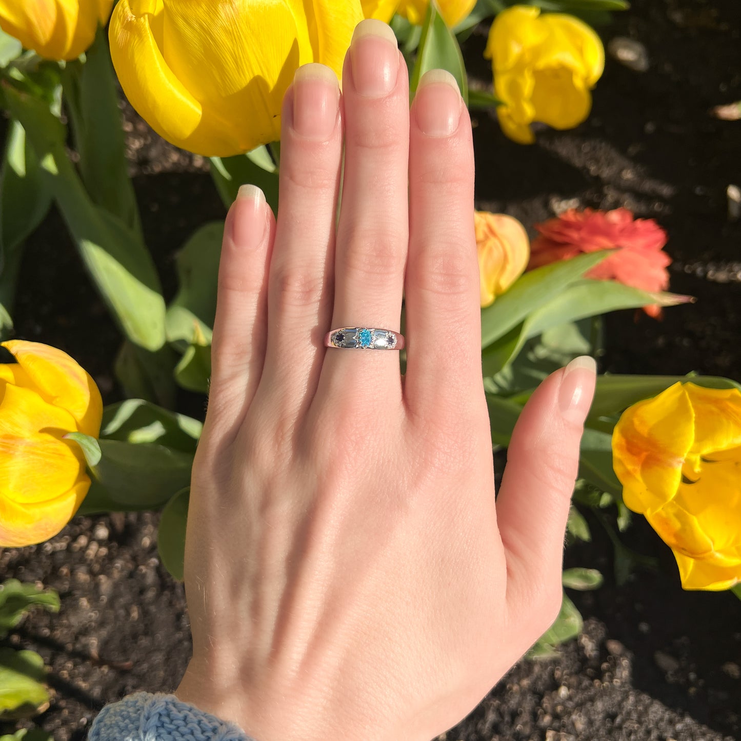 Letters from Roma Ring - Silver