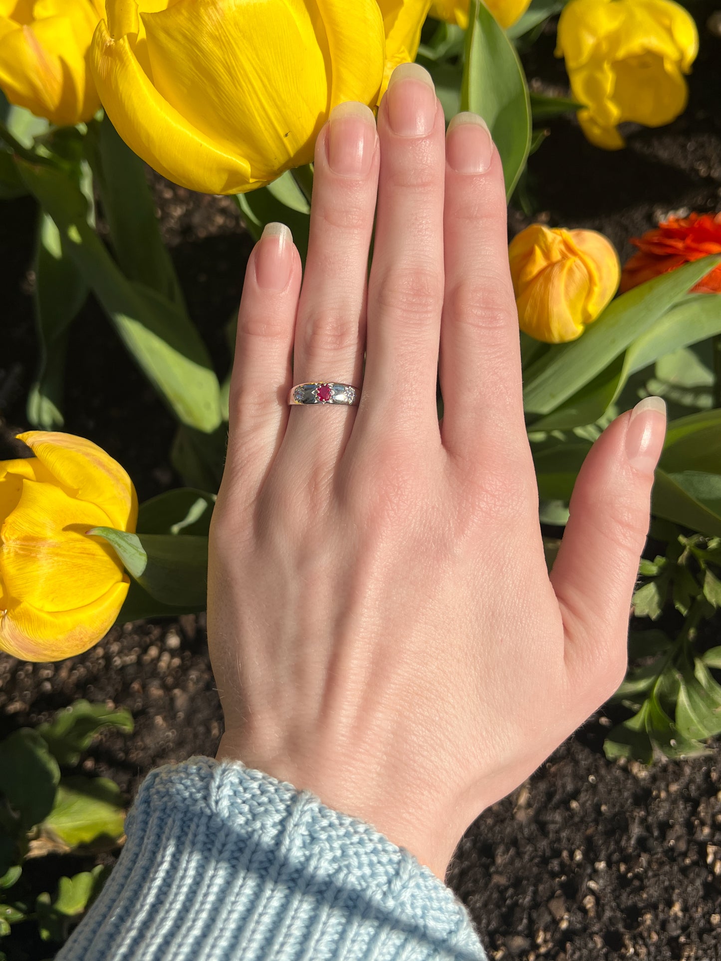 Rose from Roma Ring - Silver