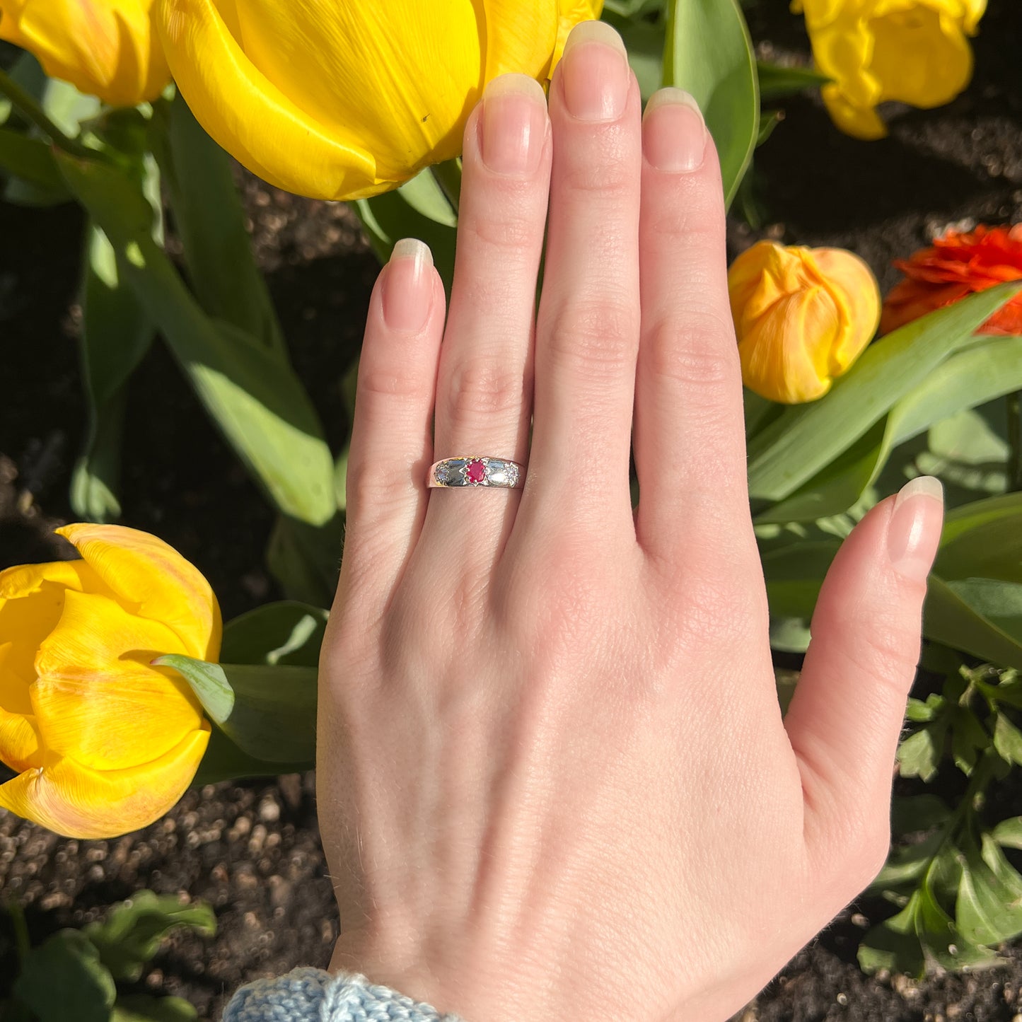 Rose from Roma Ring - Silver