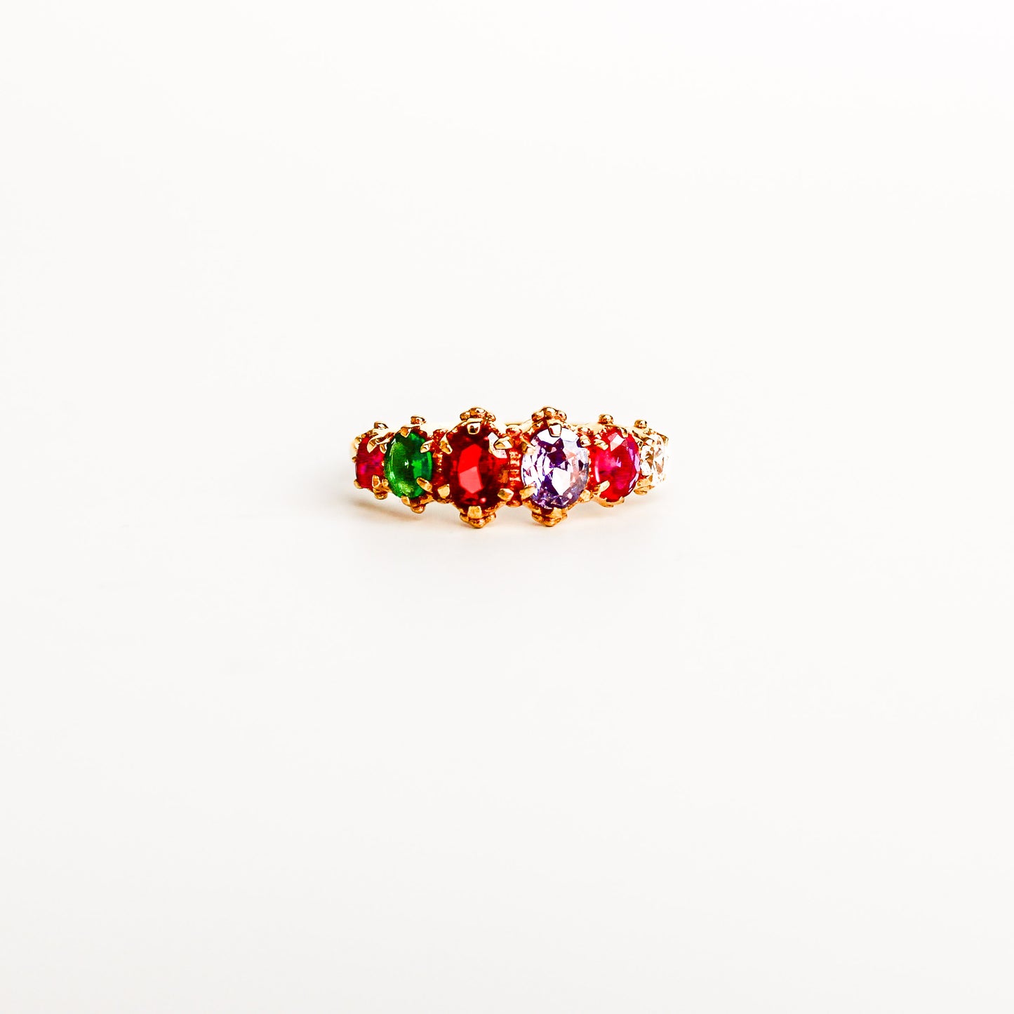 Crowned Jewel Ring - gold