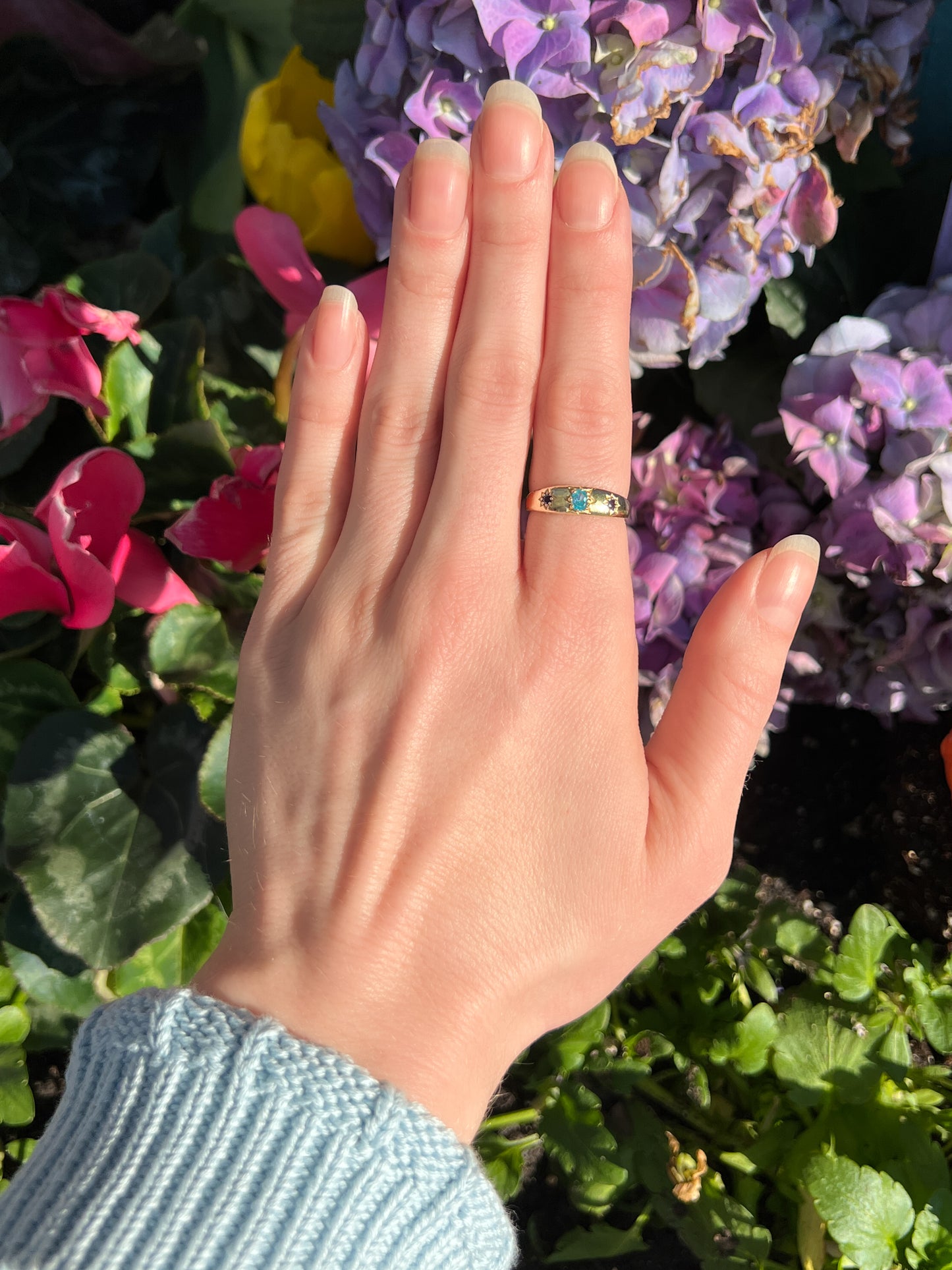 Letters from Roma Ring - Gold