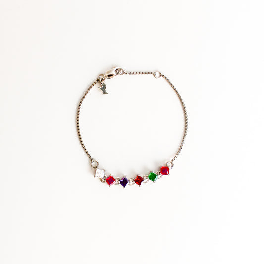 Linked-Love Bracelet - silver