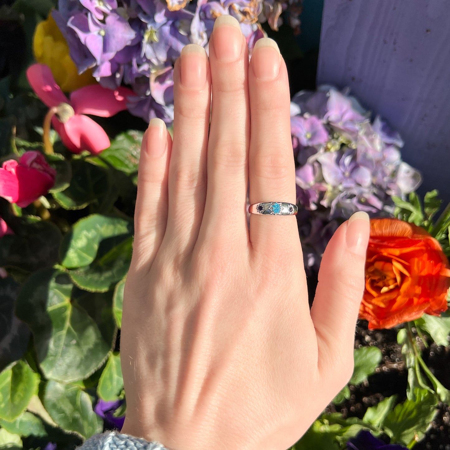 Letters from Roma Ring - Silver