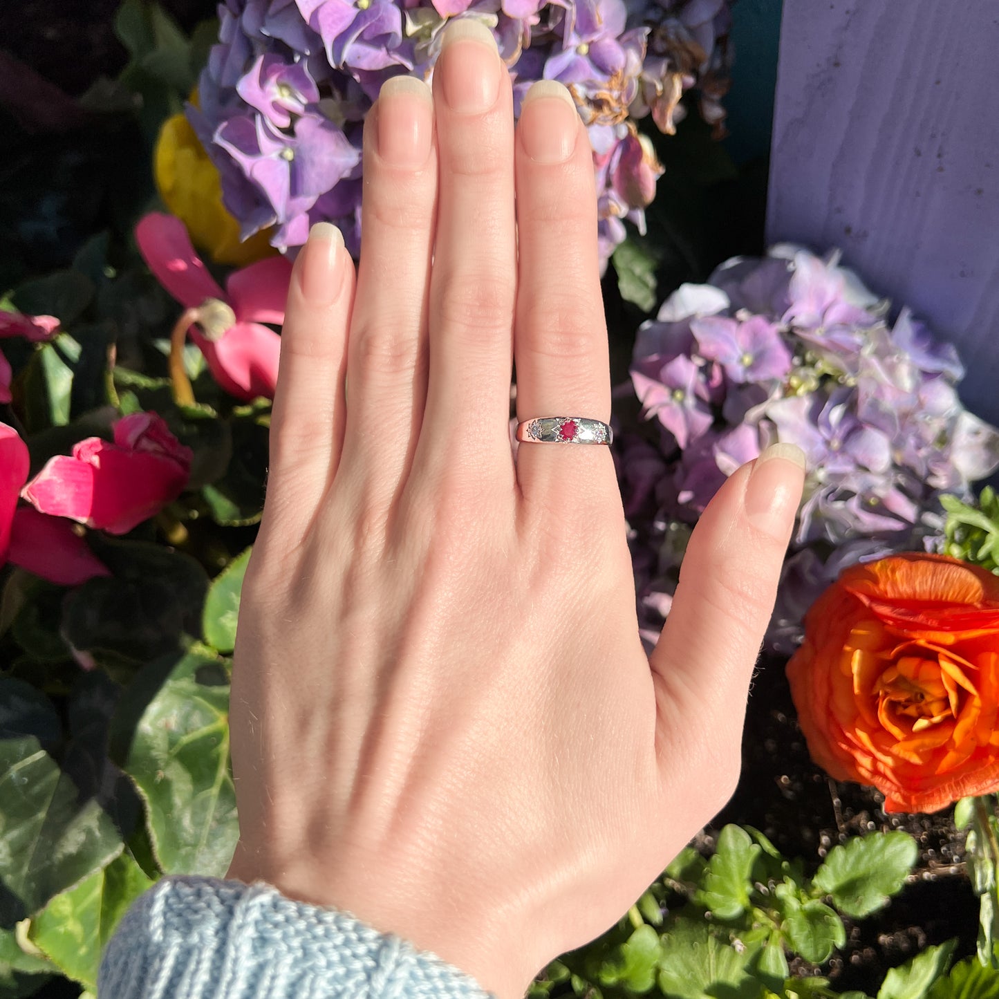 Rose from Roma Ring - Silver