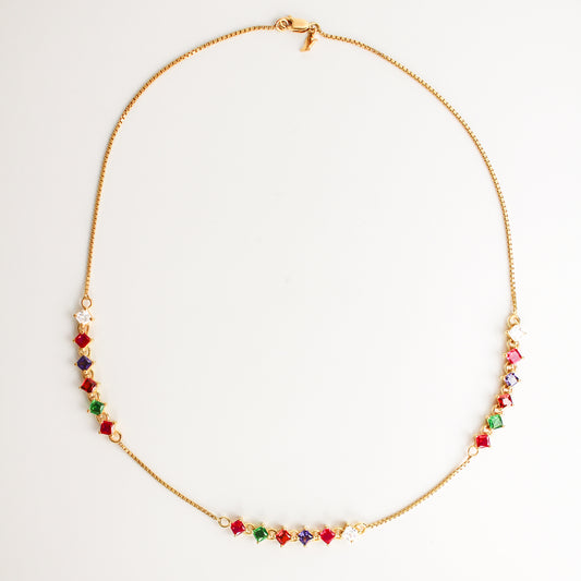 Linked-Love Necklace - gold