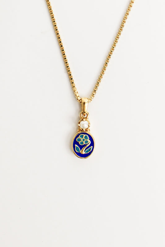 Mourning Bloom Necklace - Gold