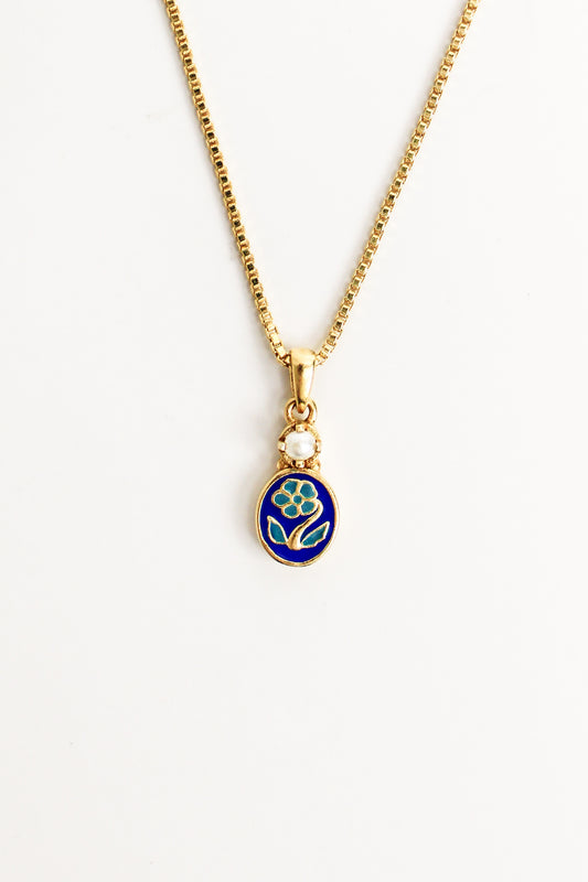Mourning Bloom Necklace - gold