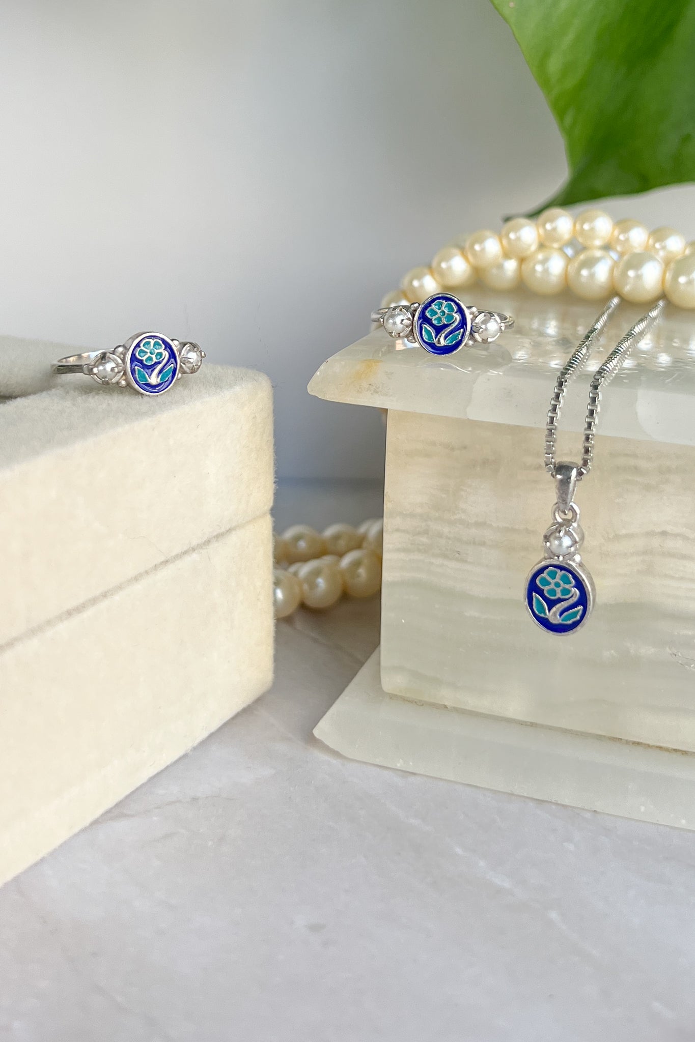 Sterling Silver Flower Jewelry