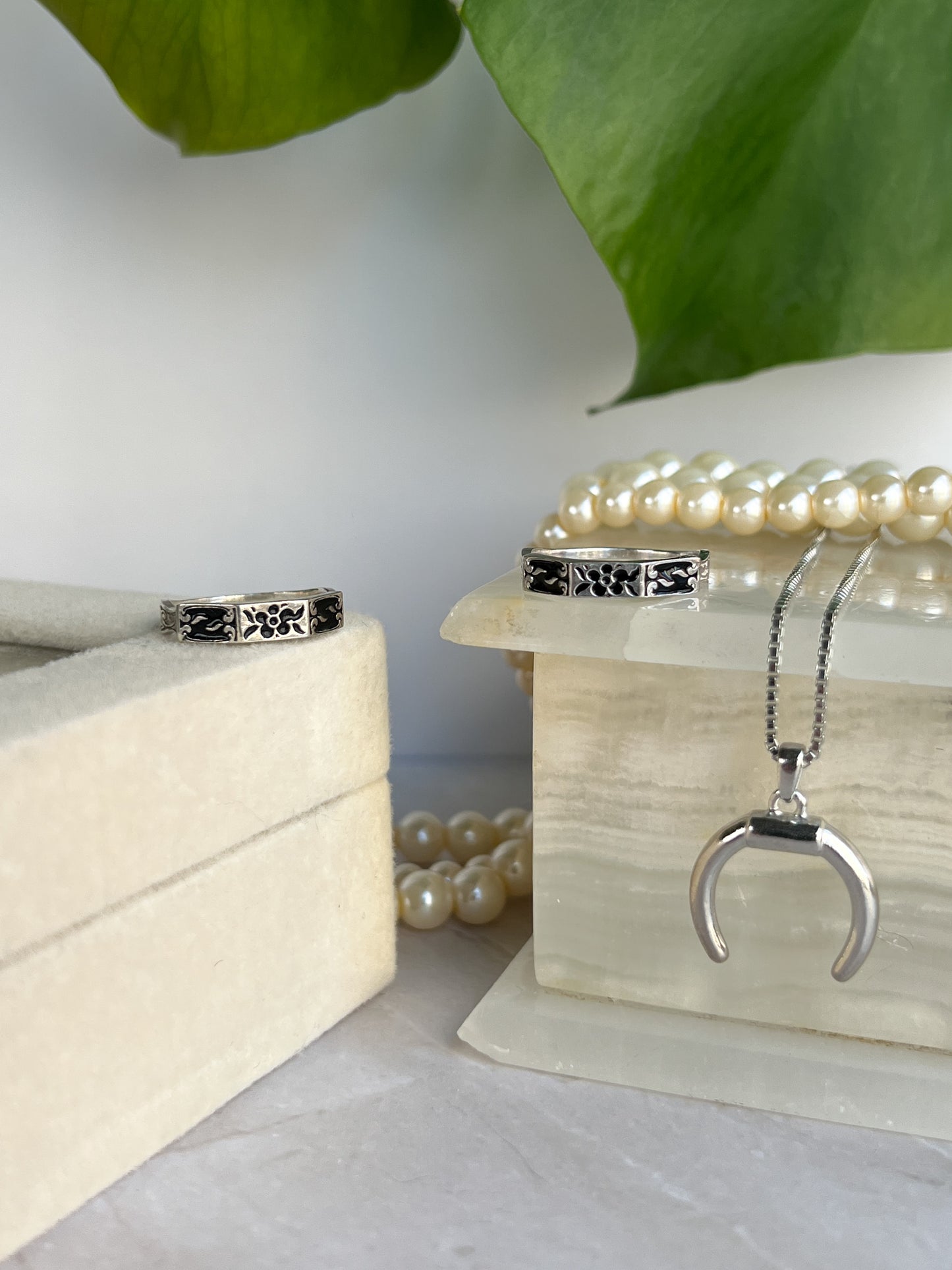 Relic Bloom Ring - Silver