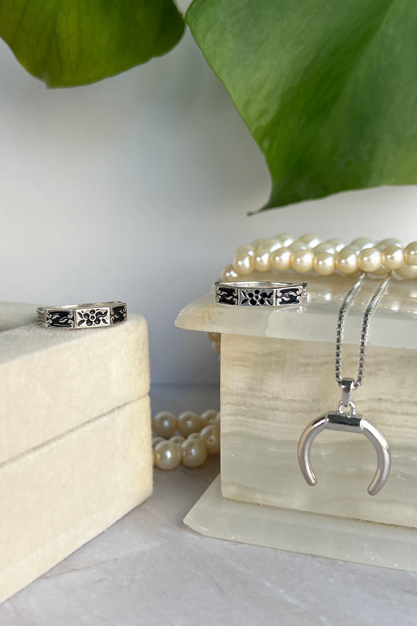 historical inspired bloom ring