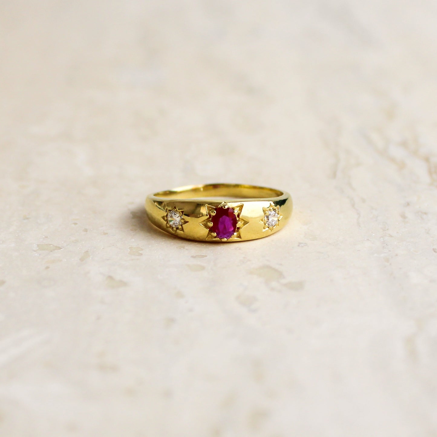 Rose from Roma Ring - Gold