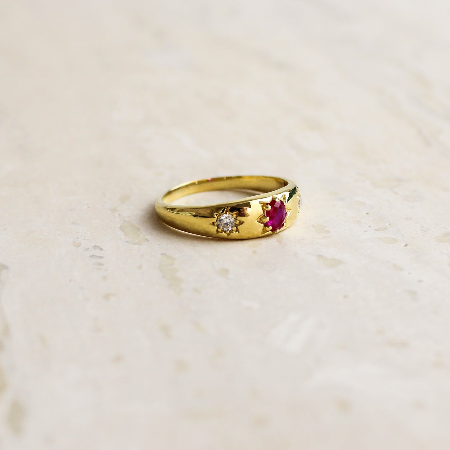 Rose from Roma Ring - Gold