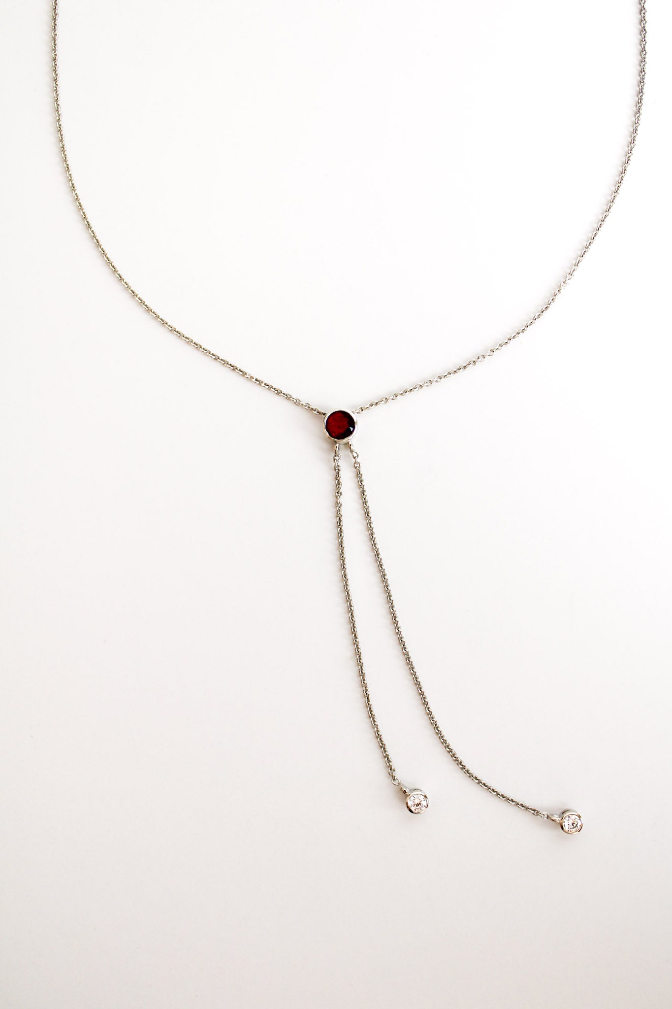 Edwardian Lightfall Necklace - Silver