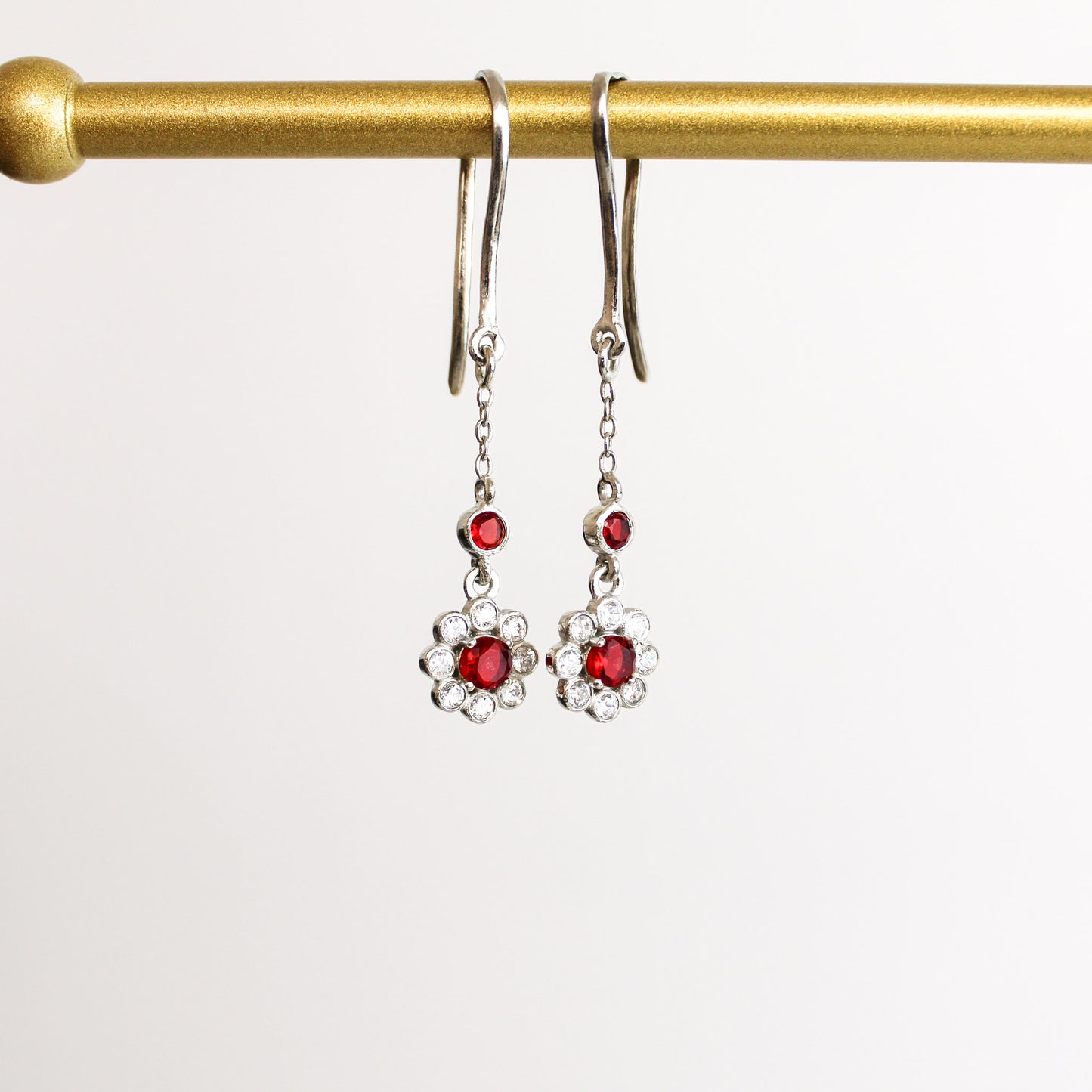 Edwardian Lightfall Earrings - Silver