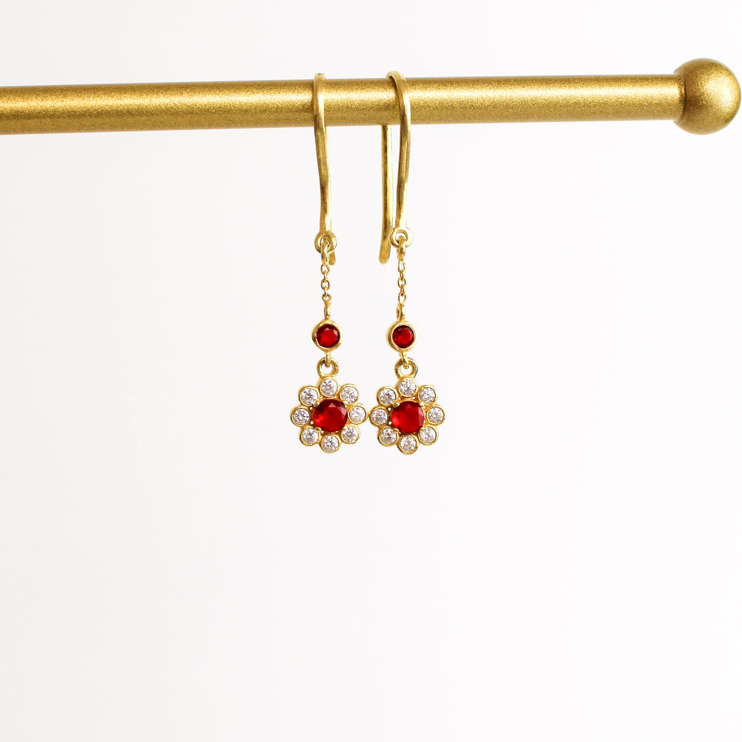 Edwardian Lightfall Earrings - Gold