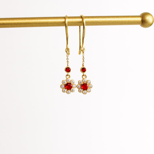 Edwardian Lightfall Earrings - Gold
