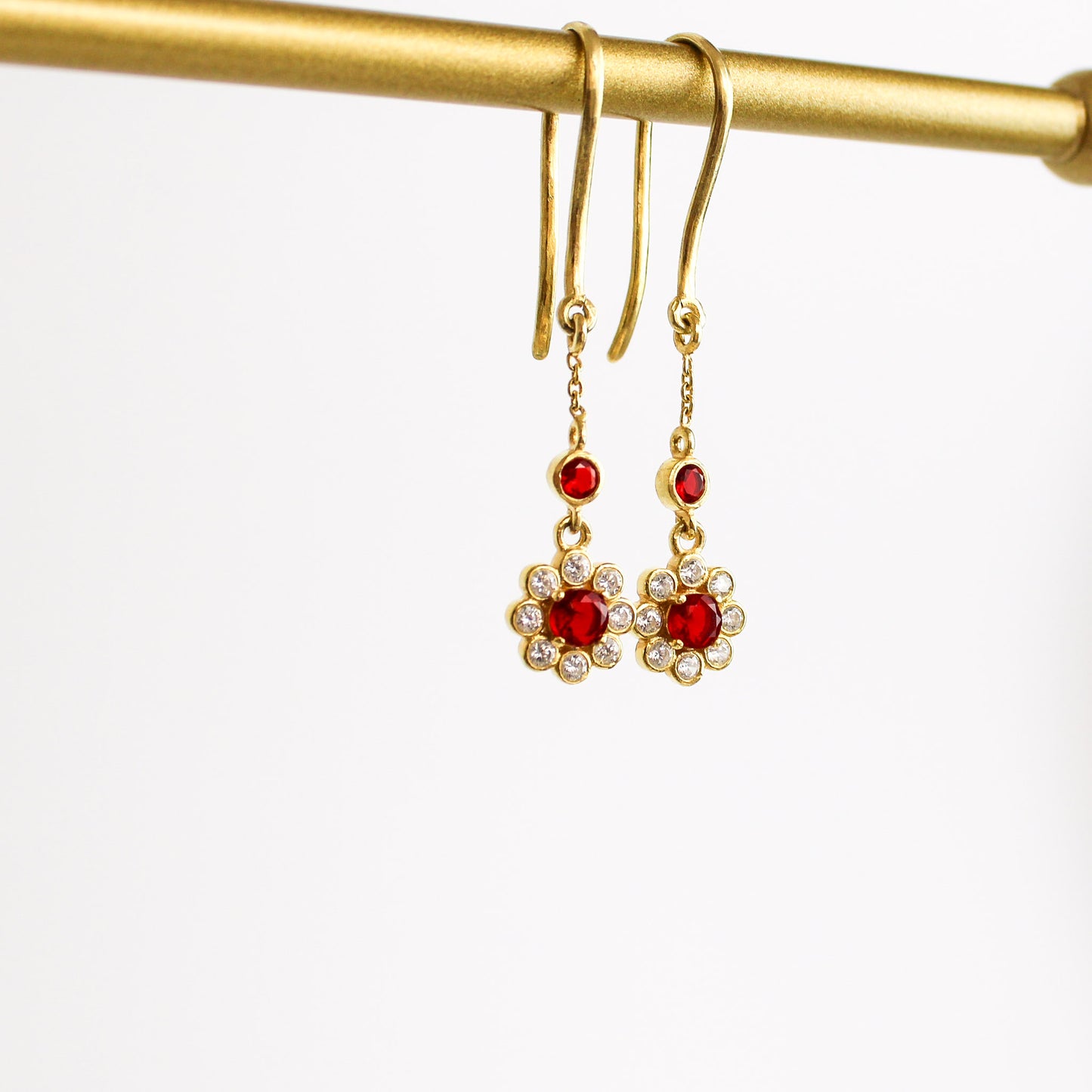 Edwardian Lightfall Earrings - Gold