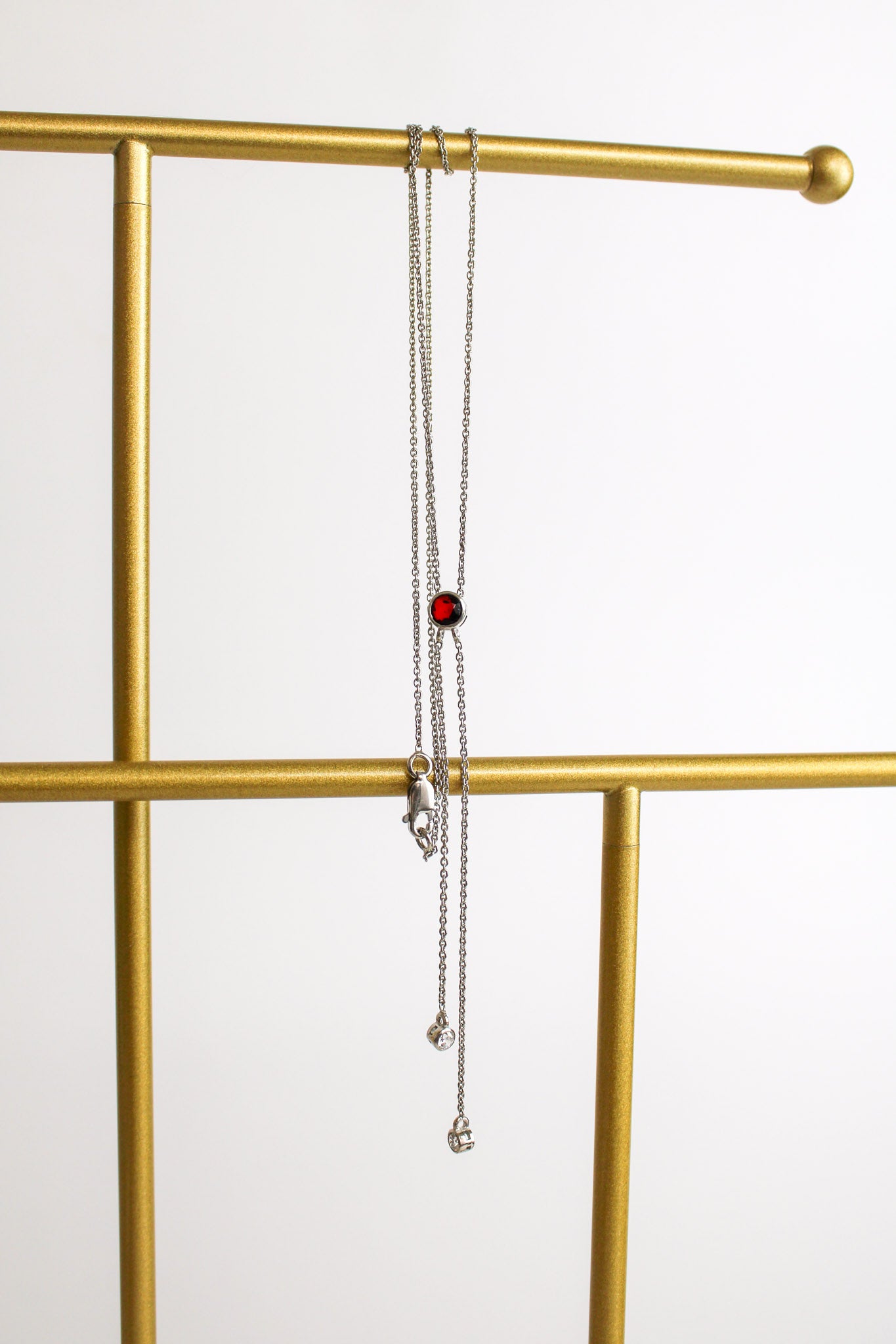 Edwardian Lightfall Necklace - Silver