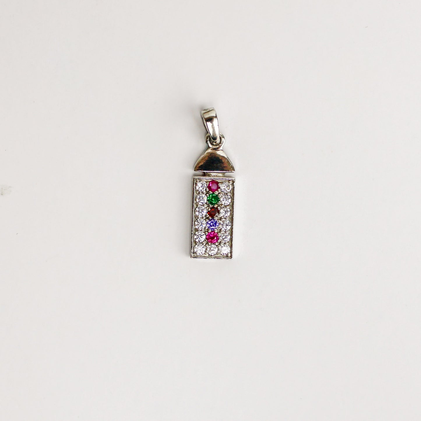 Regent Pendant (Column Form) - Silver