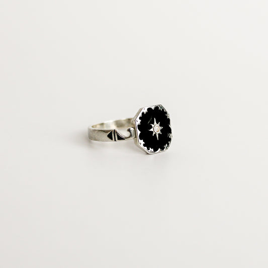 Evening Sky Ring - Silver