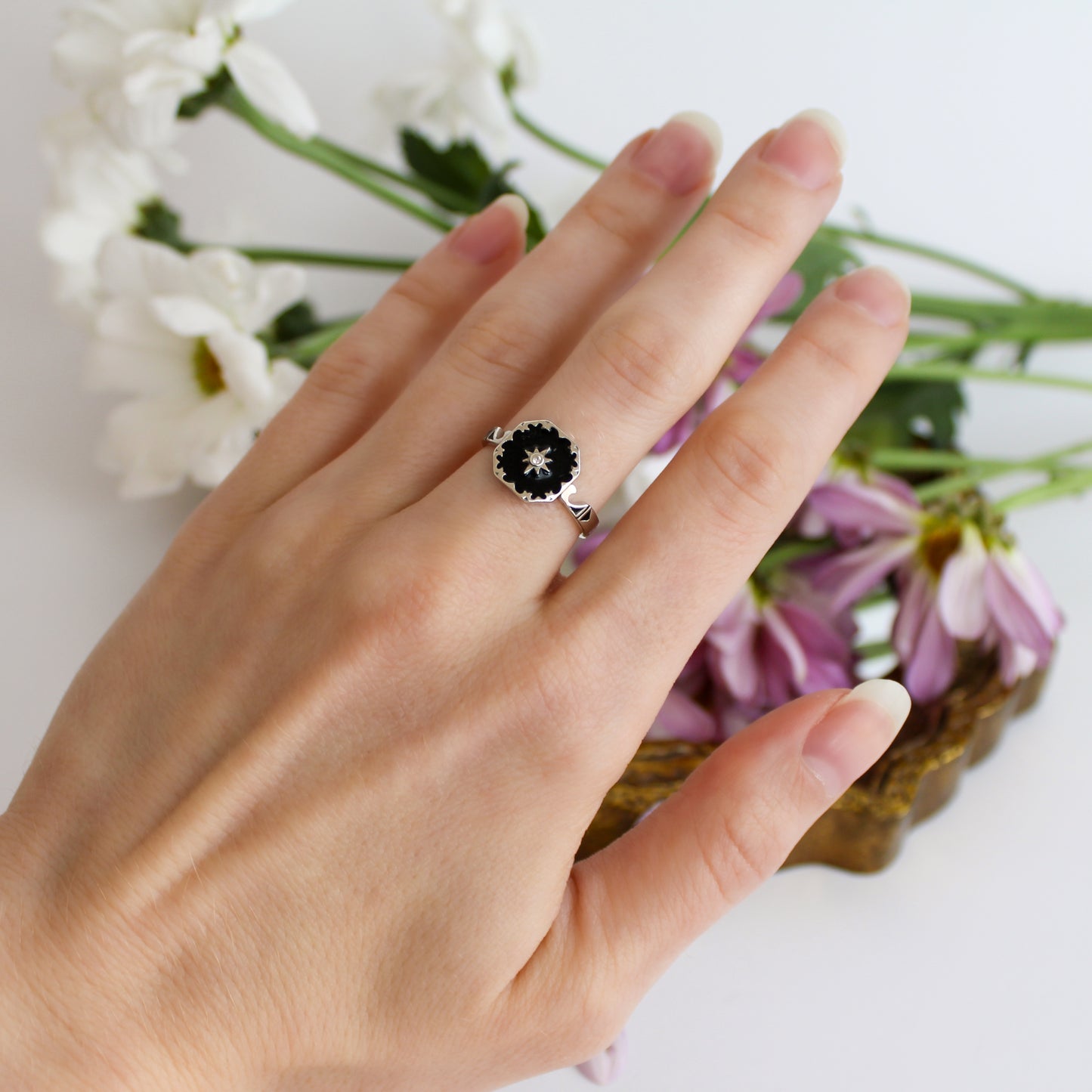 Evening Sky Ring - Silver