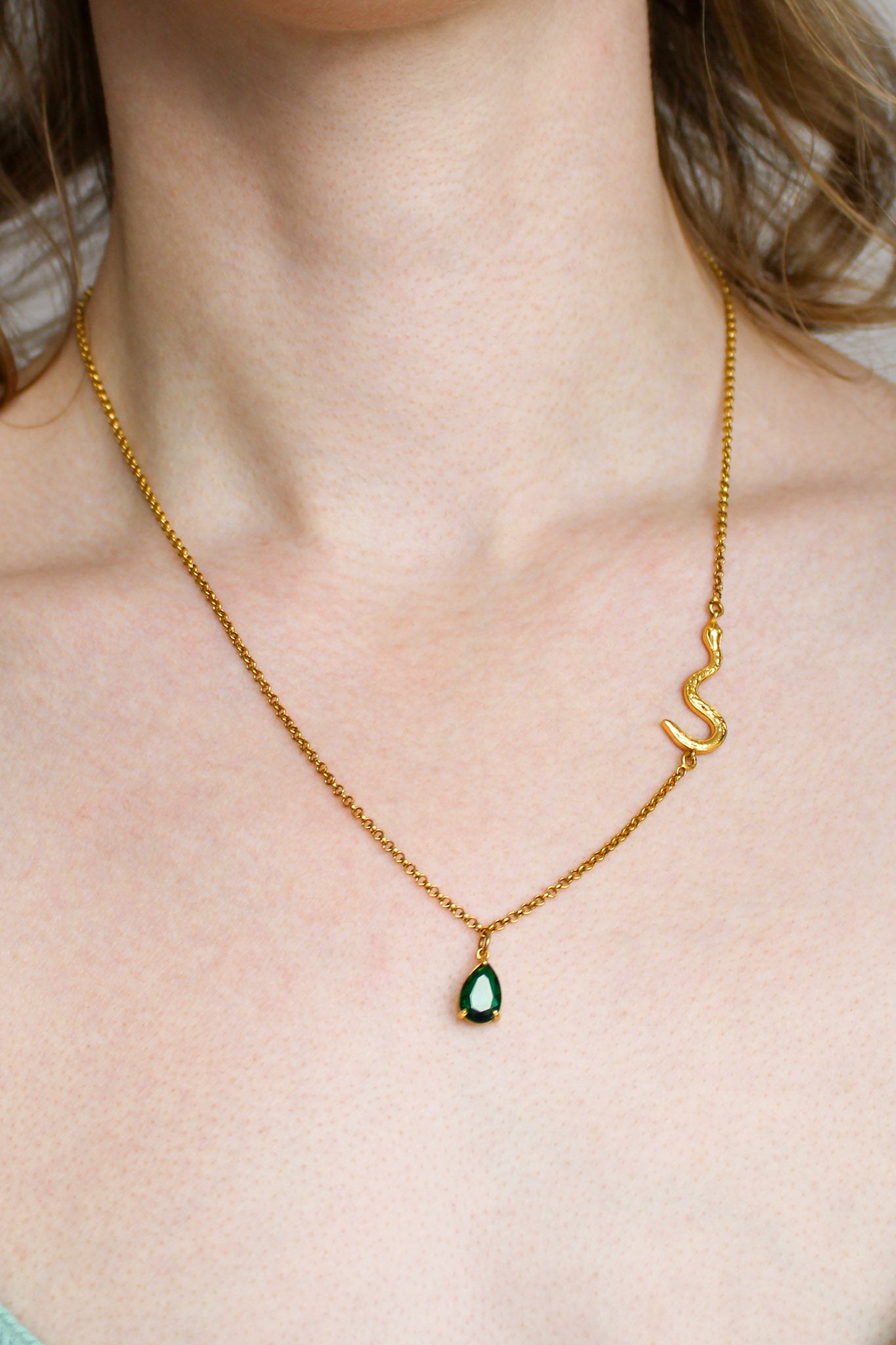 Devoted Drop Necklace (early edition) - Gold