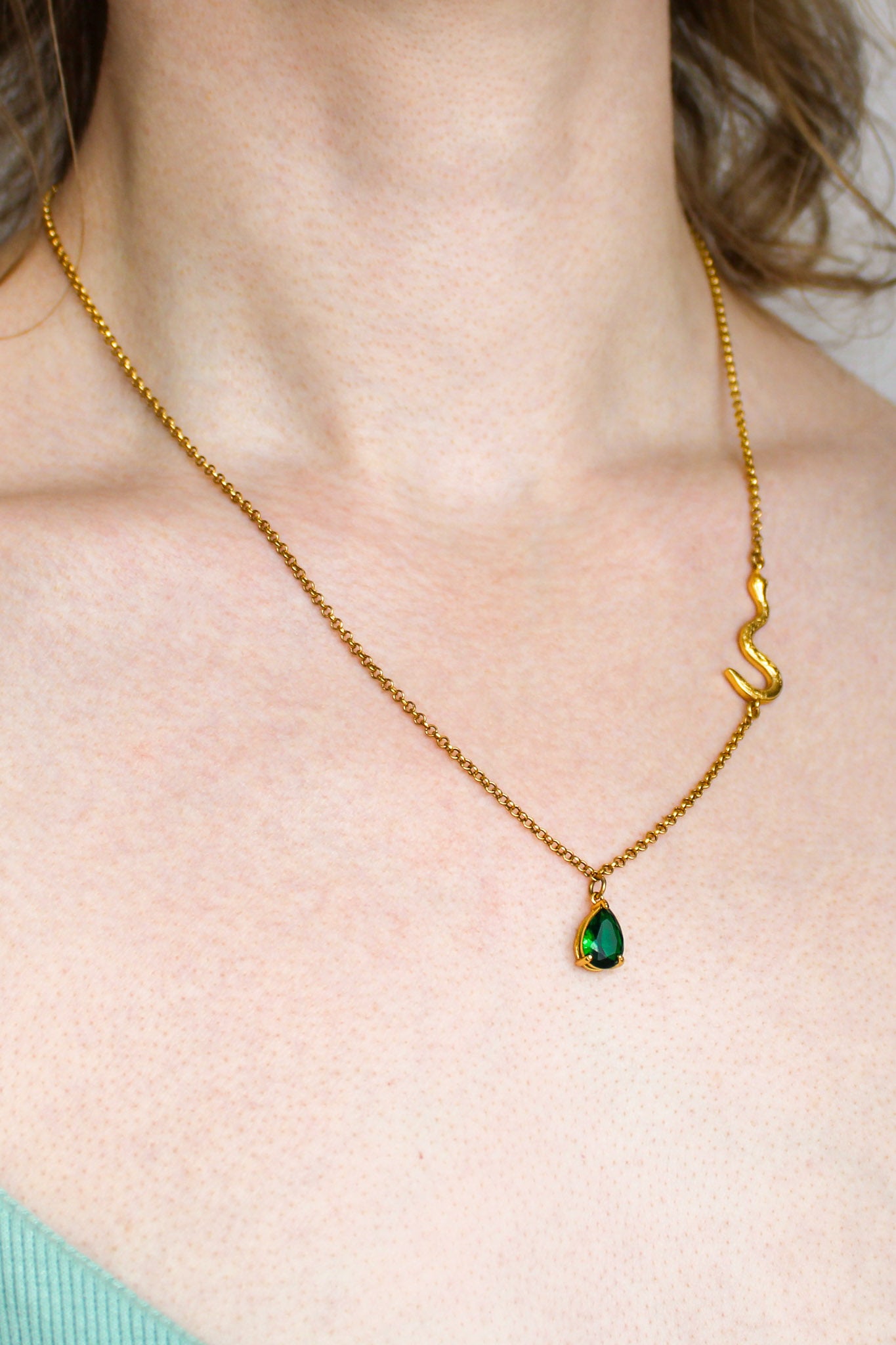 Devoted Drop Necklace (early edition) - Gold