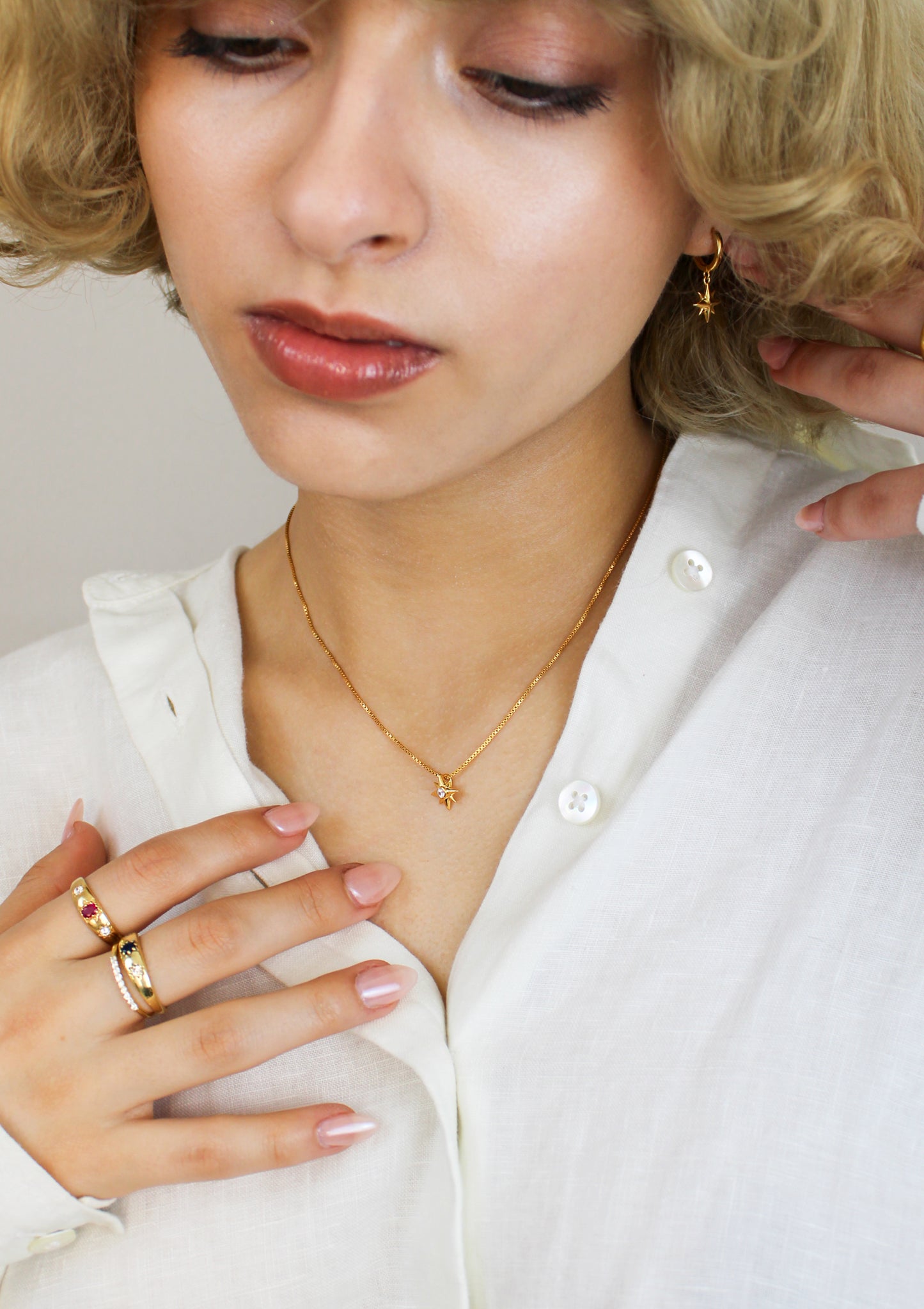 Lucida Necklace - Gold