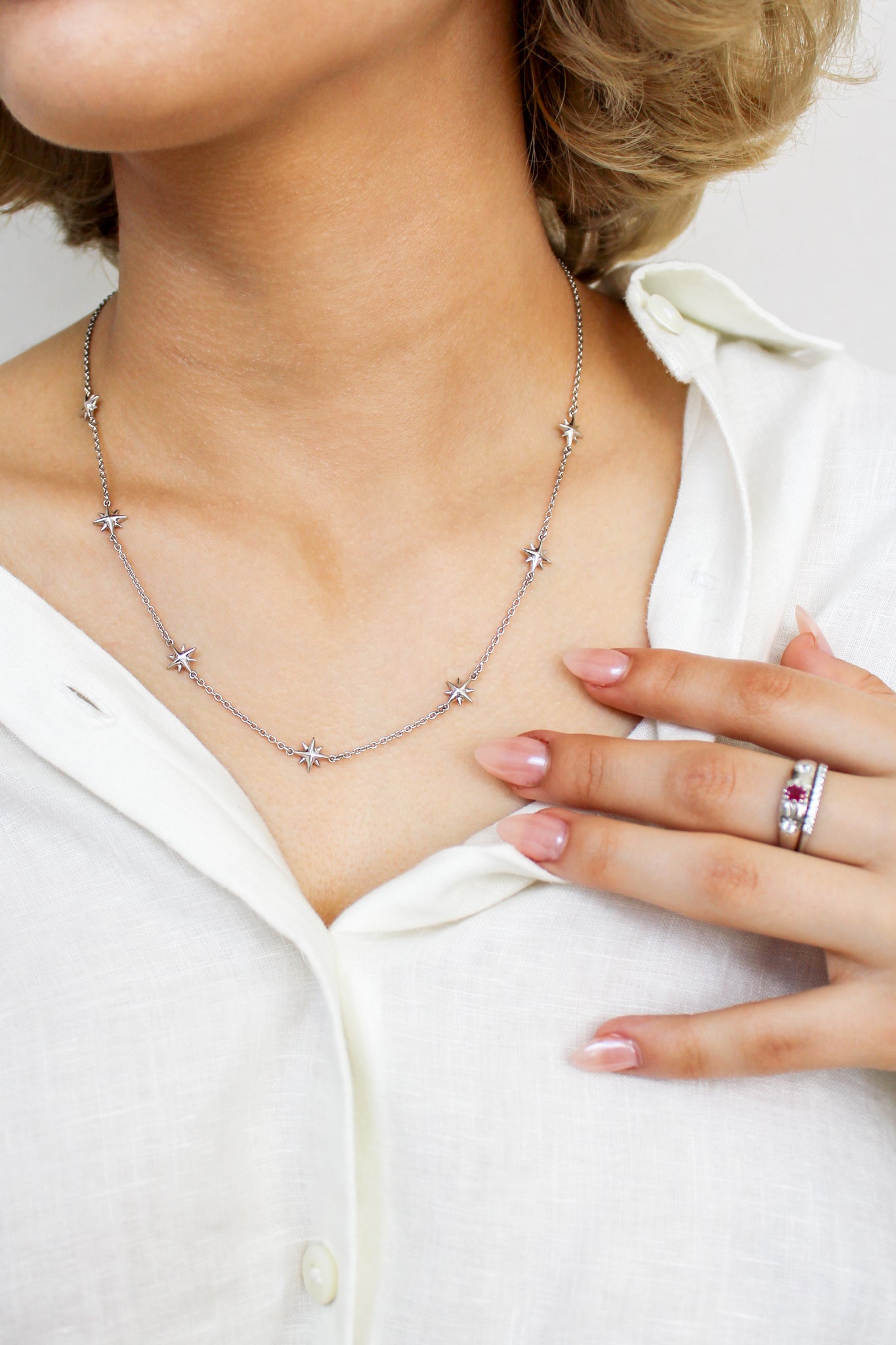 Juno Necklace - Silver
