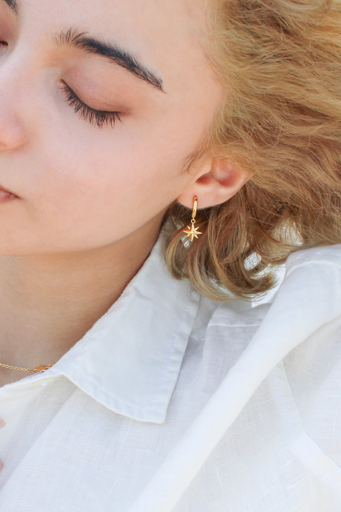 Stella Hoops - Gold