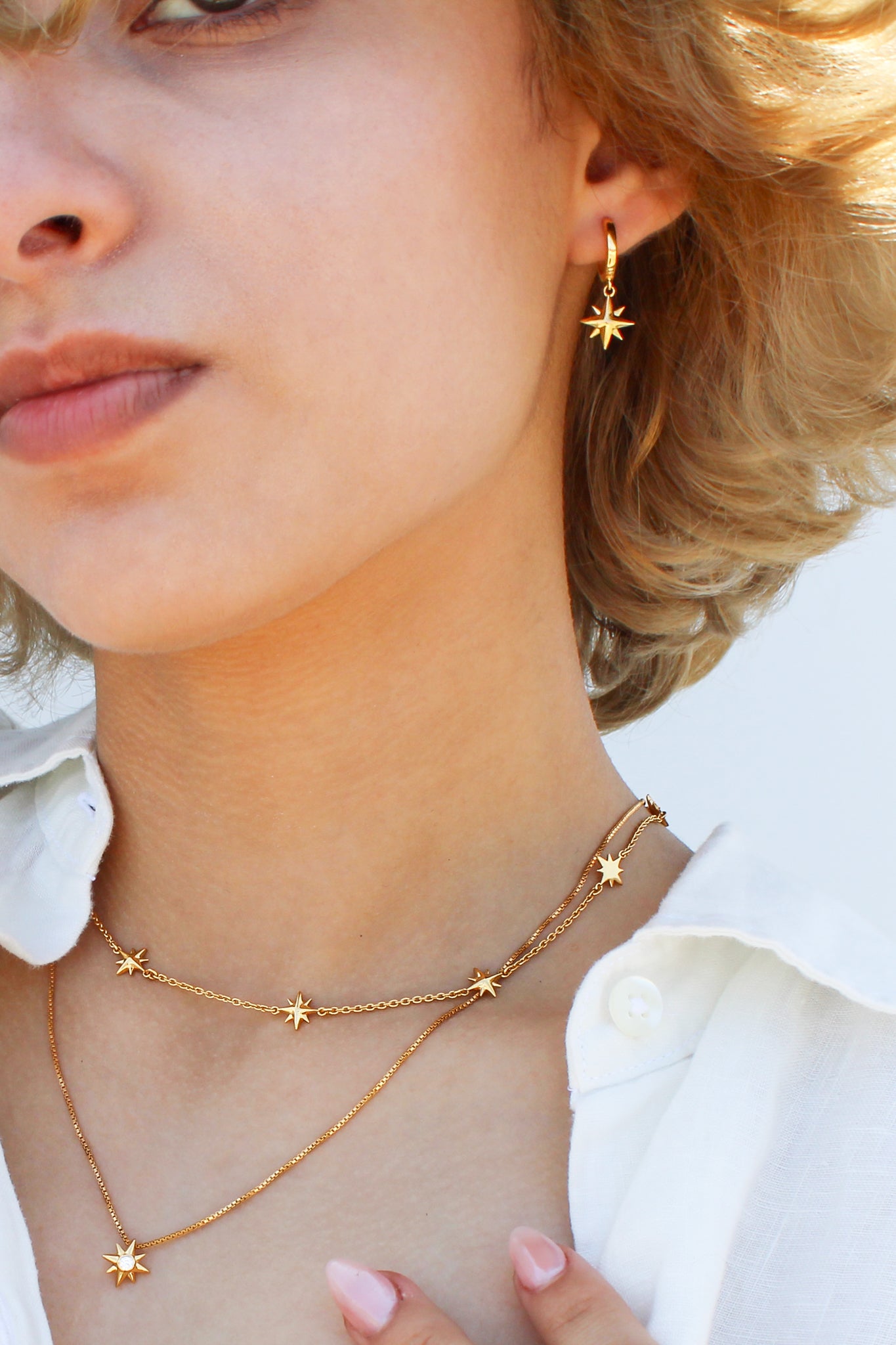 Stella Hoops - Gold